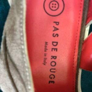 Pas De Rouge suede women shoes 3 colors